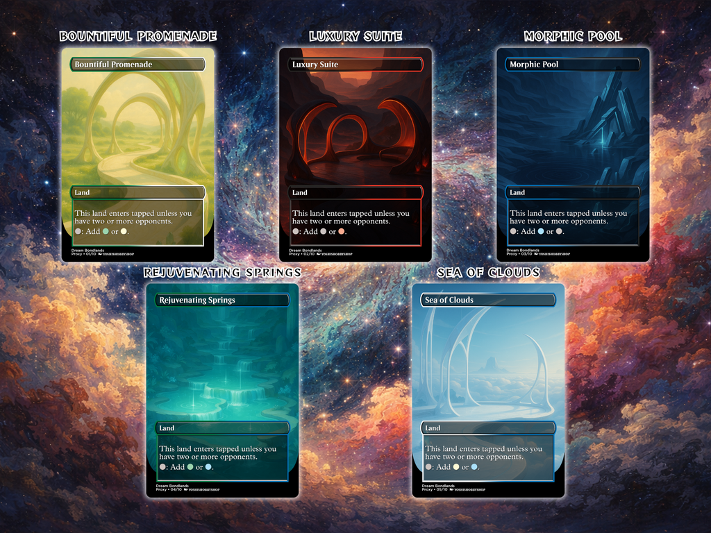 Abstract Dream Bond Lands