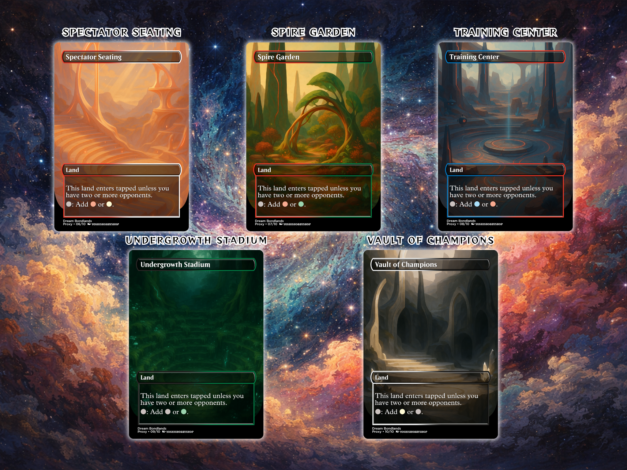 Abstract Dream Bond Lands