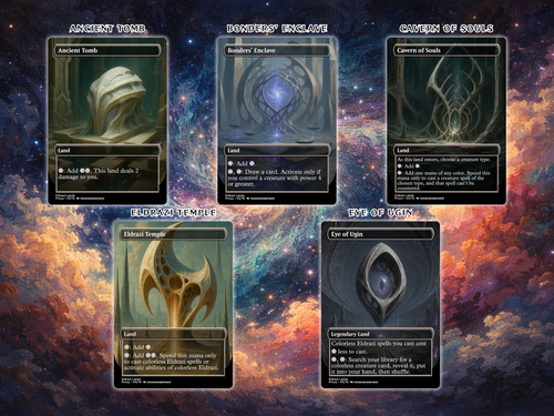 Abstract Dream Eldrazi Lands