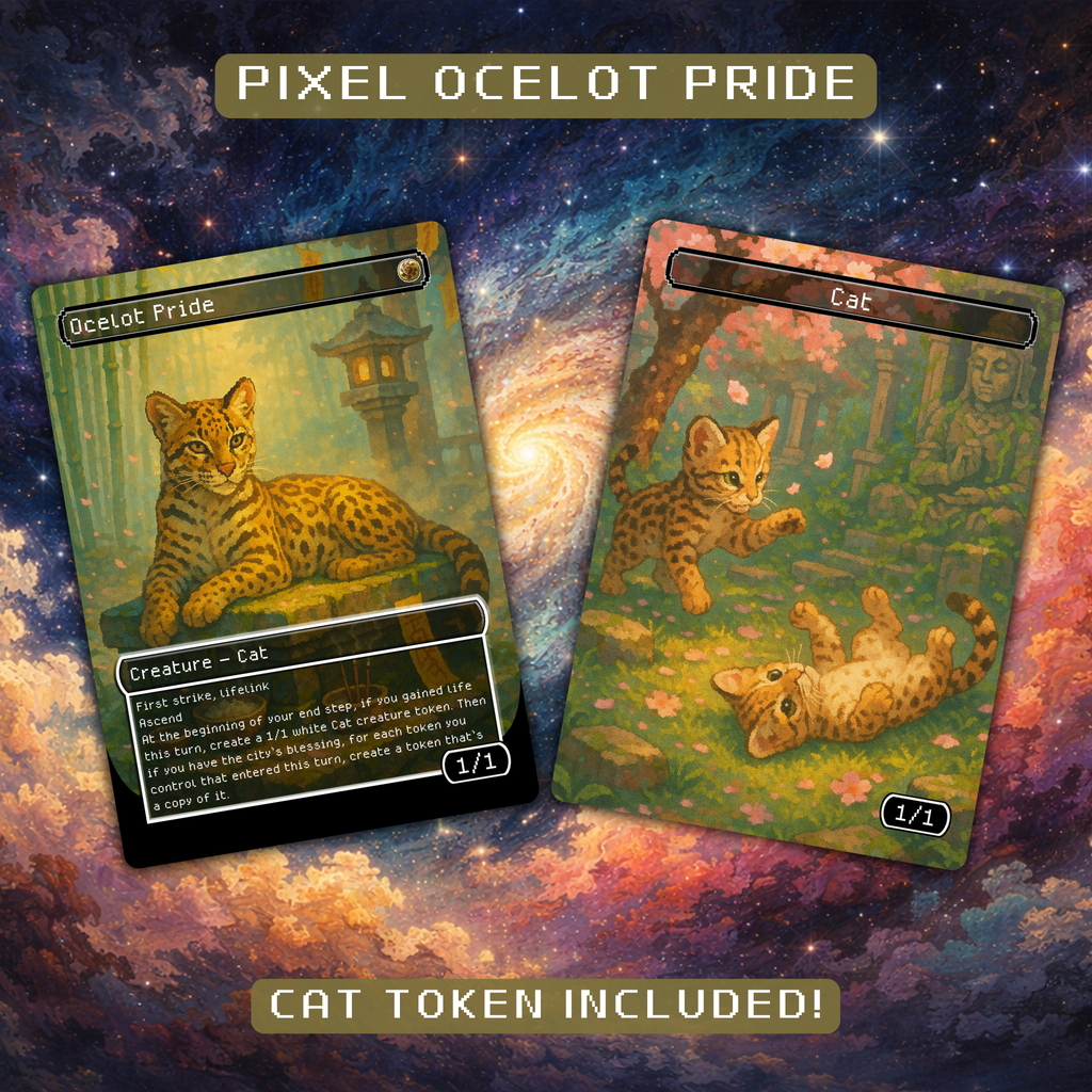Pixel Style Ocelot Pride